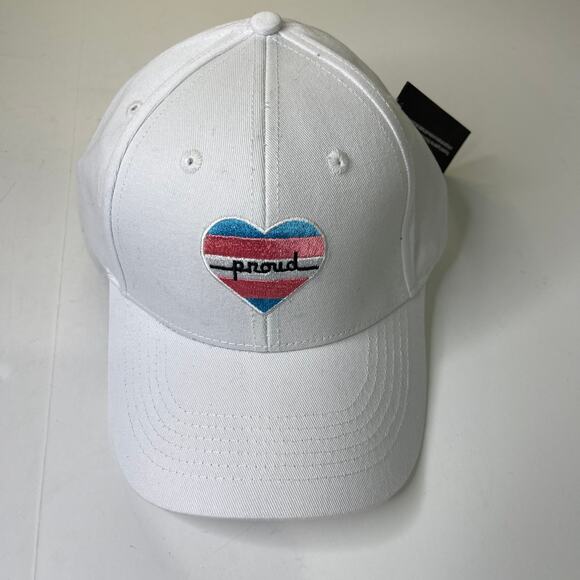 Phluid Project White Rainbow Proud Baseball Hat, New With Tags, OS - Picture 1 of 5